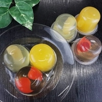山形のフルーツゼリー 〔ラ・フランスゼリー×4、黄もも(黄金桃)ゼリー×4、さくらんぼゼリー×4〕 洋菓子