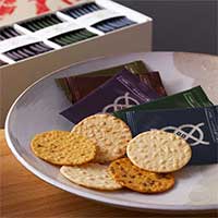 さしすせそ玄米せんべい 1箱 〔せんべい5種各8枚〕 和菓子 せんべい せんべい千代松 【北海道・沖縄県・離島 配送不可】