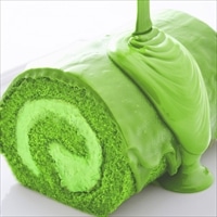 宇治抹茶生チョコロールケーキ 〔約11cm×2〕 ロールケーキ 洋菓子 東山茶寮