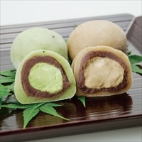 生くり~む大福 MIX 〔(大福抹茶・大福ほうじ茶)×4〕 大福 和菓子 ながた茶店