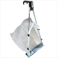 ふくろうちりとり 〔使用時(最大)幅33.5×奥行16×高さ64.5cm〕 袋取り付け型ちりとり 掃除用具 【沖縄・離島 お届け不可】