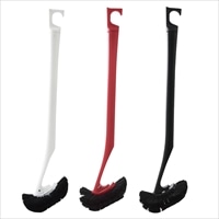 Ka:z clean トイレブラシ＆スタンド セット 〔スタンド幅9.5×高さ46×奥行14cm、ブラシ幅65×高さ41.5×奥行10cm〕 【沖縄・離島 お届け不可】