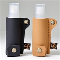 携帯消毒液ボトルカバー 消毒液ボトル別売り 〔底直径2.8・高さ8cm、重さ約10g〕 ボトルカバー エシカルレザー Sobagni ソバニ