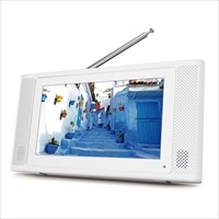 5インチ防水フルセグテレビ(録画機能付) 〔サイズ約W168mm×H92.5mm×D22.5mm(突起部含む)〕 家電