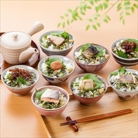 なつれ 海鮮茶漬けセット 〔富山湾産ぶり茶漬け・富山産さくらます茶漬け・紀州産南高梅茶漬け ほか全8種〕 お茶漬け