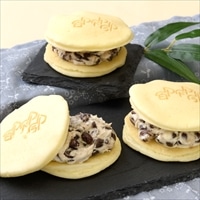 白どら 2種12個セット 〔レーズンバター・小豆バター×各6個〕 どら焼き 和菓子 わらく堂 【沖縄・離島 お届け不可】