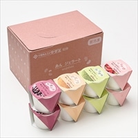 十勝あんこのサザエ監修 あんジェラート 8個セット 〔十勝小豆・胡桃きな粉・宇治抹茶・古都華苺各100ml×各2〕 ジェラート 洋菓子