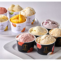 銀座千疋屋 銀座プレミアムアイス＆ソルベ 〔カスタードバニラ・ストロベリー・ピーチ・マンゴー・メロン ほか全10種〕 アイス 洋菓子【沖縄・離島 お届け不可】