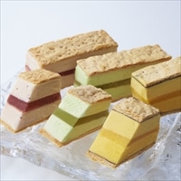 銀座千疋屋 銀座ミルフィーユアイス 〔イチゴ・オレンジ・マスカット各40ml×各3〕 アイス 洋菓子【沖縄・離島 お届け不可】