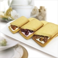 銀座千疋屋 銀座フルーツサンド 〔柚子・いちご・マスカットレーズン×各5〕 クッキー 洋菓子【沖縄・離島 お届け不可】