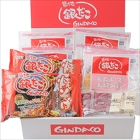 築地銀だこ もちチーズお好み焼・焼そばギフトセット 〔もちチーズお好み焼200g×6、マヨソース8g×6、お好みソース20g×6、焼そば250g×2〕 惣菜【沖縄県・離島 配送不可】