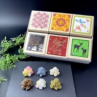 奈良こんふぇいと 6個セット 〔御門米飴味・大和煎茶味・いろは味・大和ほうじ茶味・ブルーベリー味・ナチュラル味〕 金平糖 飴 和菓子