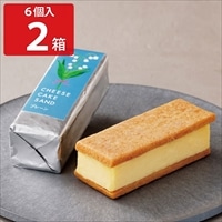 チーズケーキサンド -CHEESECAKE SAND- プレーン 〔6個×2〕 洋菓子