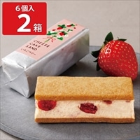 武蔵野茶房 チーズケーキサンド -CHEESECAKE SAND- いちごベリー 〔6個×2〕 洋菓子