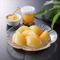 宝ももGIFT 白桃ピューレセット 〔宝ももGIFT600g(固形量220g)、白桃ピューレ95g×2〕 桃