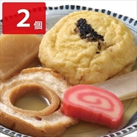 おでん高砂監修 金沢おでん 〔1人前(がんもどき、大根、こんにゃく、蒲鉾、車麩)×2〕 レトルト【沖縄・離島 配送不可】