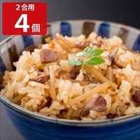 かしわ牛蒡の炊き込みご飯の素 〔190g(2合用)×4〕 料理の素