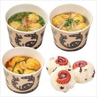 大阪あべのたこつぼ 味くらべ 〔明石焼3種(コチュジャン・鰹とこんぶ・油かす)各320g、蛸むす110g×3〕 粉もの 明石焼き【北海道・沖縄県・離島 配送不可】