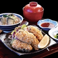 かなわ かき飯とかきフライセット 〔かきご飯の素190g(冷凍牡蠣150g、出汁40g)、かきフライM20粒入〕 牡蠣惣菜