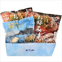 かなわ かき入りお好み焼きとかきフライセット 〔かき入りお好み焼き500g(かき、そば肉卵入り)×2、かきフライM20粒入〕 牡蠣惣菜