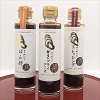 かなわ かき調味料セット 〔かきフライソース・かなわ特製ぽん酢・かなわ特製ドレッシング各150ml〕 調味料