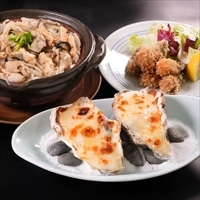 かなわ かき料理セット 〔かきご飯の素(2合炊)190g(冷凍かき、出汁)、かきフライL8粒、かきグラタン×4、かきフライソースミニ袋×2〕