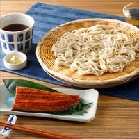 信州松本こばやし 鰻蒲焼 信州蕎麦 セット〔信州蕎麦、つゆ、おろし山葵、鰻蒲焼き〕そば 冷凍 うなぎ【沖縄県・離島 配送不可】