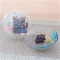 川越小町 あんみつ カップ入 〔(寒天100g、粒あん25g、黒みつ15g、求肥8g)×8〕 和菓子