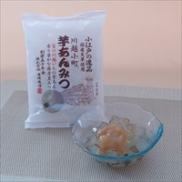 川越小町 芋あんみつ 袋入 〔(本体130g、芋あん20g、黒みつ15g)×10〕 和菓子