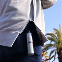 プラチナウェットタオル 2色セット 〔(グレー・ネイビー) 各約25×30cm、ケース約直径3.5×高さ16cm〕【沖縄県・離島 配送不可】