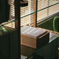 高橋工芸 福井 TSUM 四角 箱 〔幅34.2×奥行24×高さ10cm〕 木箱