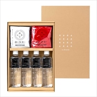 白神山美水館 水とコーヒー ドリップバッグ 天然水 ギフト〔水500ml×4、ドリップバッグ2種×5〕ドリップコーヒー 水