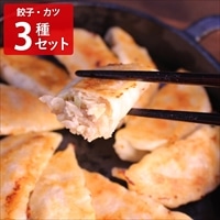 神戸味噌だれ餃子&餃子カツセット 〔餃子16g×12、しょうが餃子16g×12、タレ15ml×2、餃子カツ50g×6〕 惣菜