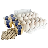 菜の花たまご 白玉 舞プリン セット 〔久留里のたまご（M～Lサイズ10個入）×2、舞プリン×6)〕 鶏卵 プリン