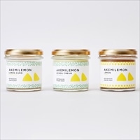 アケミのレモンカード・クリーム・ジャム セット 〔レモンカードプレミアム90g、レモンクリームヴィーガン90g、レモンジャム130g〕