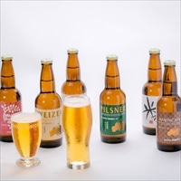 みちのく福島路ビール 飲み比べセット 〔ピルスナー・ヴァイツェン・AMERICAN IPA・米麦酒・桃のラガー・林檎のラガー 各330ml〕