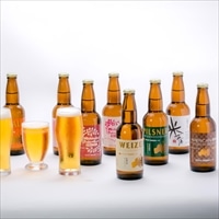 みちのく福島路ビール 飲み比べセット 〔ピルスナー・ヴァイツェン・AMERICAN IPA・米麦酒・桃のラガー・林檎のラガー ほか 全8種各330ml〕