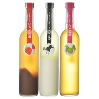 銀盤 いちご&ヨーグルト&うめ リキュールセット 〔いちご500ml・ヨーグルト500ml・うめ500ml〕 リキュール【北海道・沖縄県・離島 配送不可】