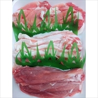 純粋ヨークシャー種 豚しゃぶセット ミンチ付き 〔ロース又は肩ロース約150g・バラ約150g・モモ約200g、うでミンチ約500g〕 豚肉