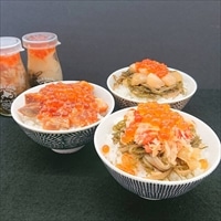 北海道 海恋人ほっかい瓶 石狩漬け入 〔ほたて・たらば蟹・石狩漬け各90g〕 魚介類