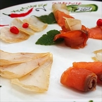 佐渡のごっつお 天然お魚の生ハム 〔ふぐ・さけ 各12g×3〕 魚介類