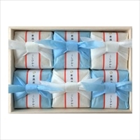 新潟県産コシヒカリ 木箱入 青包み 〔300g(2合)×6〕 米