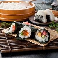 烏城ブラック 岡山のり 〔味付のり 2切10枚・塩のり 2切10枚・焼のり 全型5枚〕 海苔