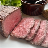 京都祇園 みかく 和牛モモ肉 ローストビーフ 〔和牛モモ肉ローストビーフ・和牛モモ肉ローストビーフ赤ワイン風味 各200g〕 肉惣菜