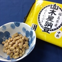 山木屋納豆 国産大豆 ふくいぶき 中粒セット 〔(納豆40g×2、タレ6g×2)×12〕 納豆 発酵食品