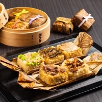 安藤醸造 角館ちまき 〔桃豚チャーシュー・比内地鶏と枝豆・秋田牛すきやき・山菜・きのこ 各100g×2〕 ちまき