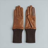 KURODA クロダ 女性用 Italian Sheep Cuffs - Touch Panel 〔手囲いサイズ：19cm/21cm〕 手袋