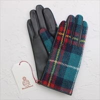 KURODA クロダ 女性用 Harris Tweed グローブ スクワラン加工 〔手囲いサイズ：21cm〕 手袋