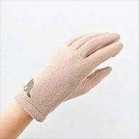 KURODA クロダ 女性用 まちねこ刺繍 ジャージグローブ 〔手囲いサイズ:21~22cm〕 手袋