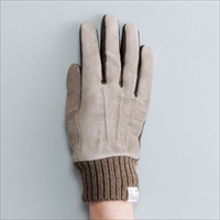 ORuKuBET 男性用 手袋 ピッグスエード 羊皮 コンビ〔手囲いサイズ:24cm、全長24.5cm〕手袋 メンズ 防寒 ポスト投函便